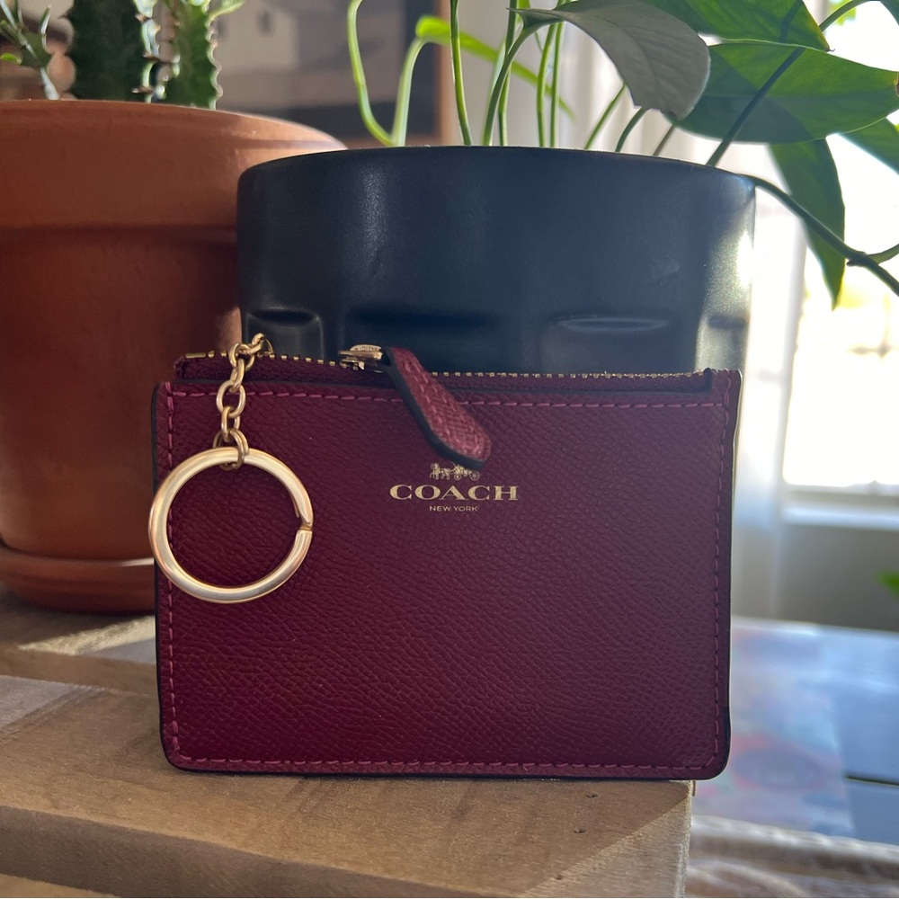 Coach mini skinny id case.